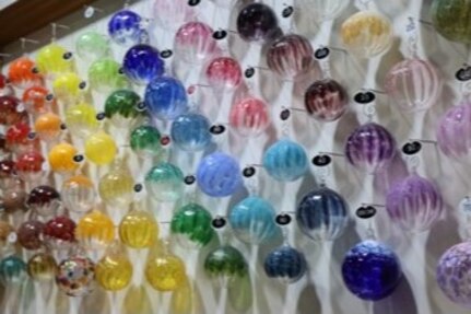 Samples of the glass blowing work at an adaptive reconditioning outing for Soldiers at the Fort Cavazos Soldier Recover Unit.