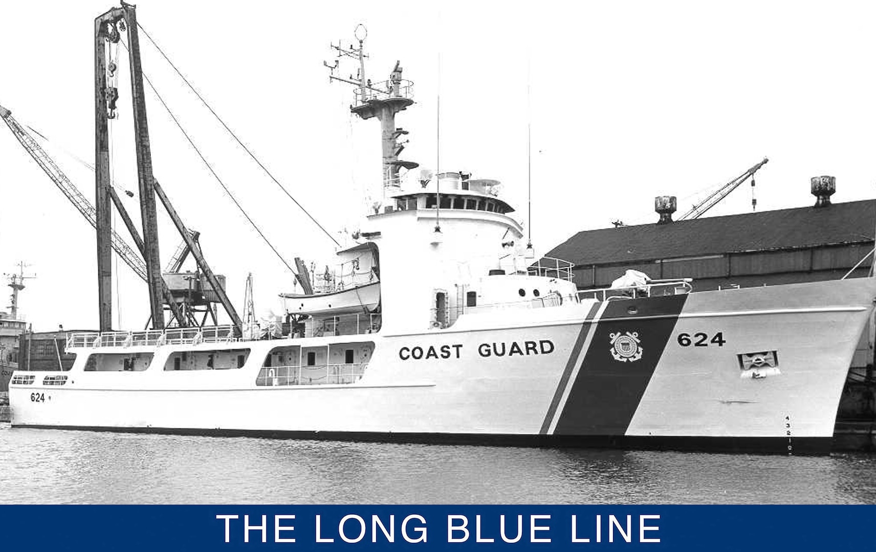 In the Coast Guard’s first major seizure of marijuana, Cutter Dauntless seized Fishing Vessel Big L with 1,130 pounds of pot in March 1973. (U.S. Coast Guard)