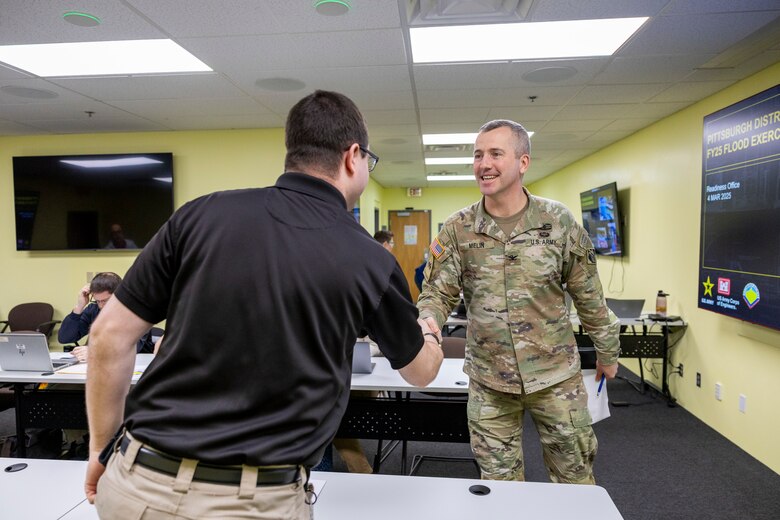 Emergency specialists from across western Pennsylvania participated in a flood response exercise led by the U.S. Army Corps of Engineers Pittsburgh District.