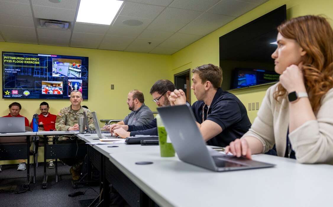 Emergency specialists from across western Pennsylvania participated in a flood response exercise led by the U.S. Army Corps of Engineers Pittsburgh District.