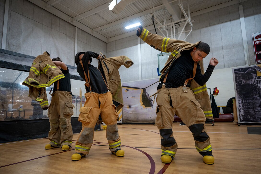 Connecticut High School Students learn about the National Guard during “Mission Day”