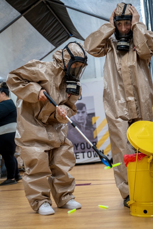 Connecticut High School Students learn about the National Guard during “Mission Day”