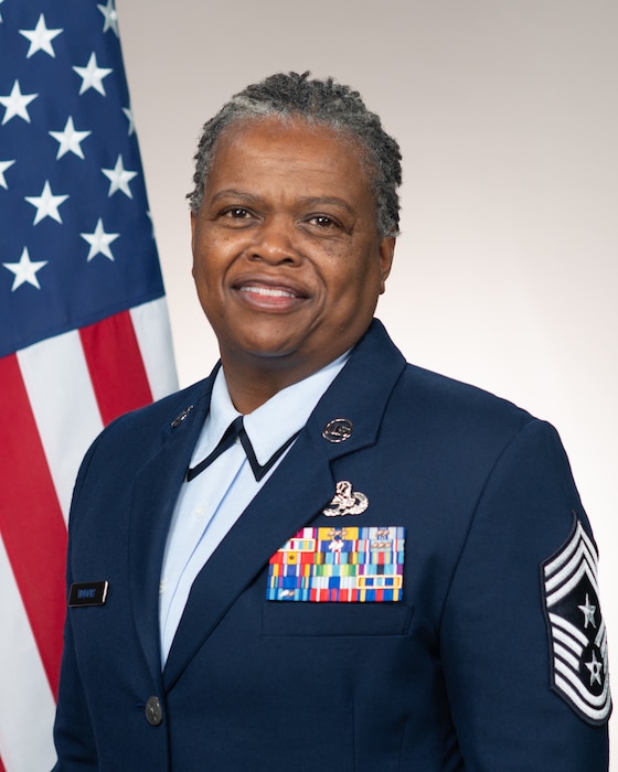 914th Air Refueling Wing Command Chief Master Sgt. Mozette Timmons official photo.
