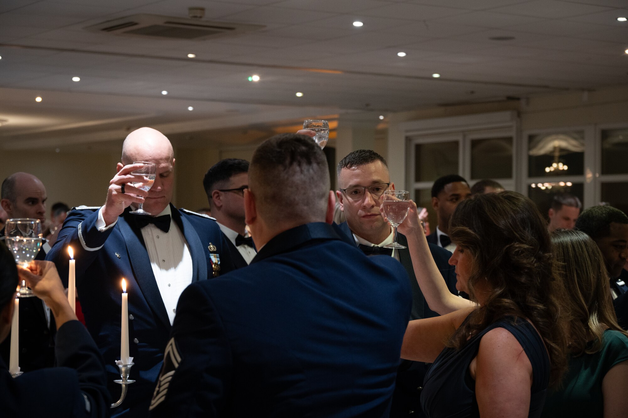 Pathfinders present a toast to honor prisoners of war and missing in action servicemen and women