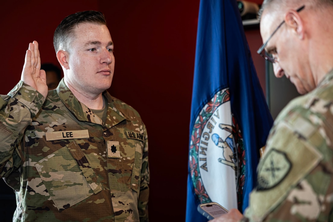 91st Cyber Brigade direct commissions veteran as LTC