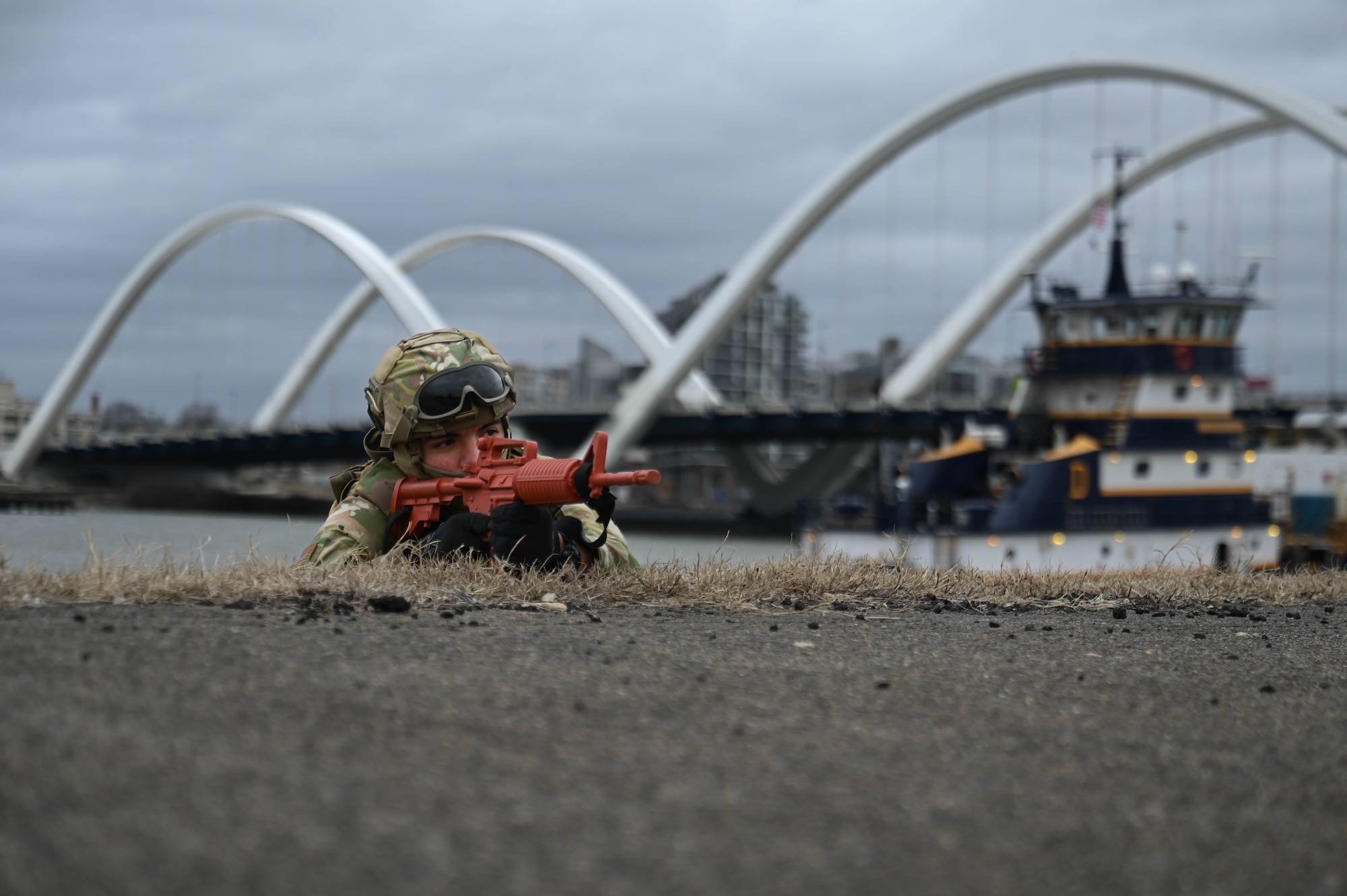 security forces airmen prepare for deployment