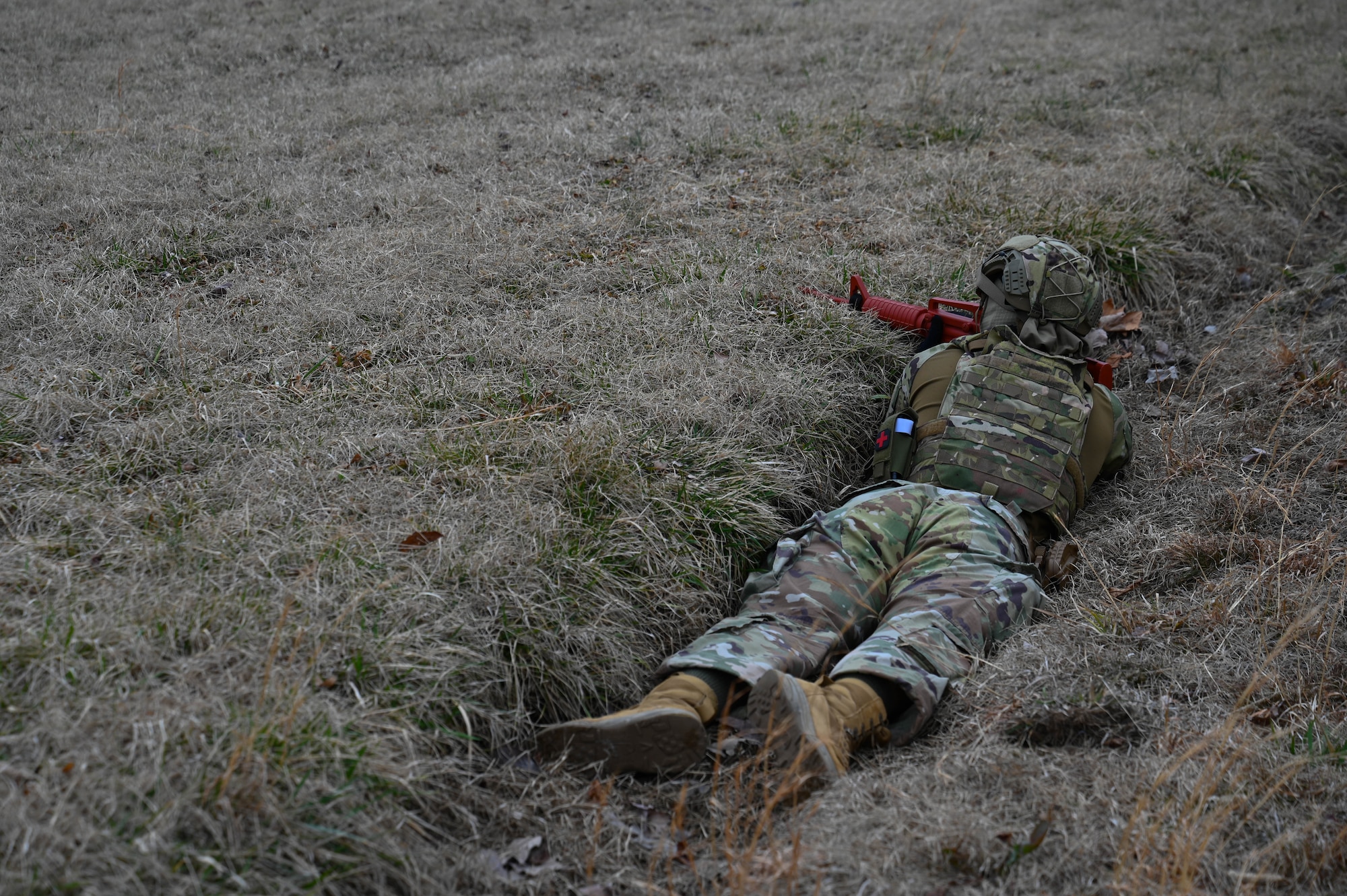 security forces airmen prepare for deployment