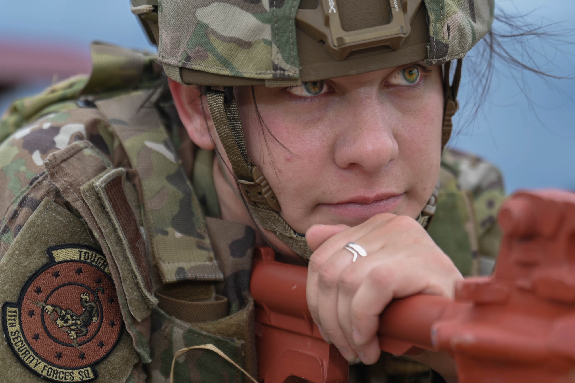 security forces airmen prepare for deployment