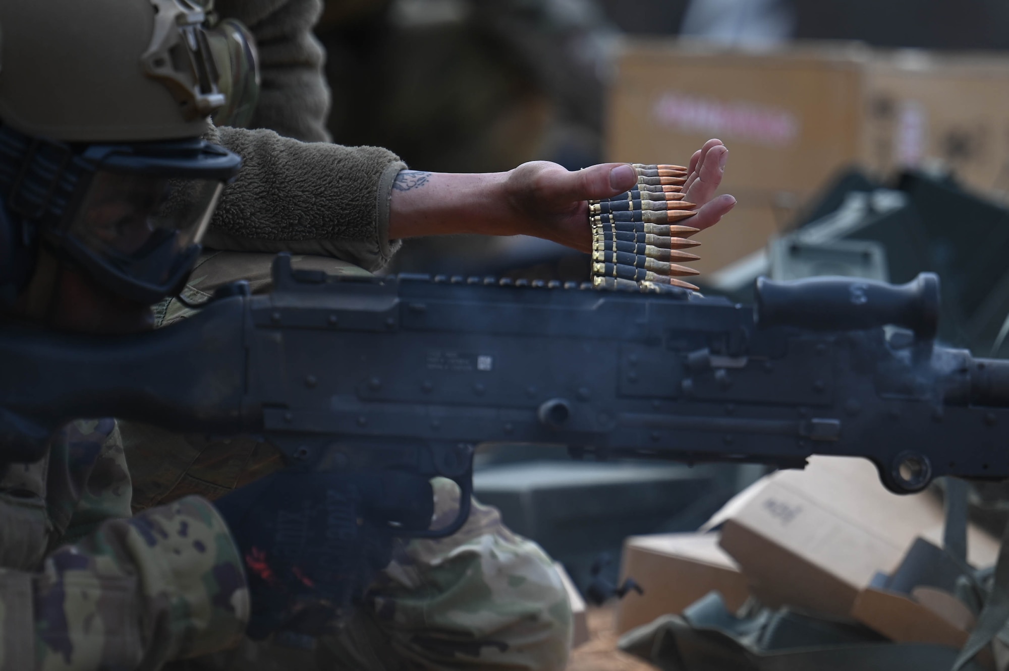 security forces airmen prepare for deployment