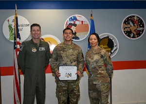 Contreras led four Airmen to inspect and prepare three KC-135 Stratotanker aircraft to support 12 F-22 Raptors and a Bomber Task Force mission of four B-1 Lancers.