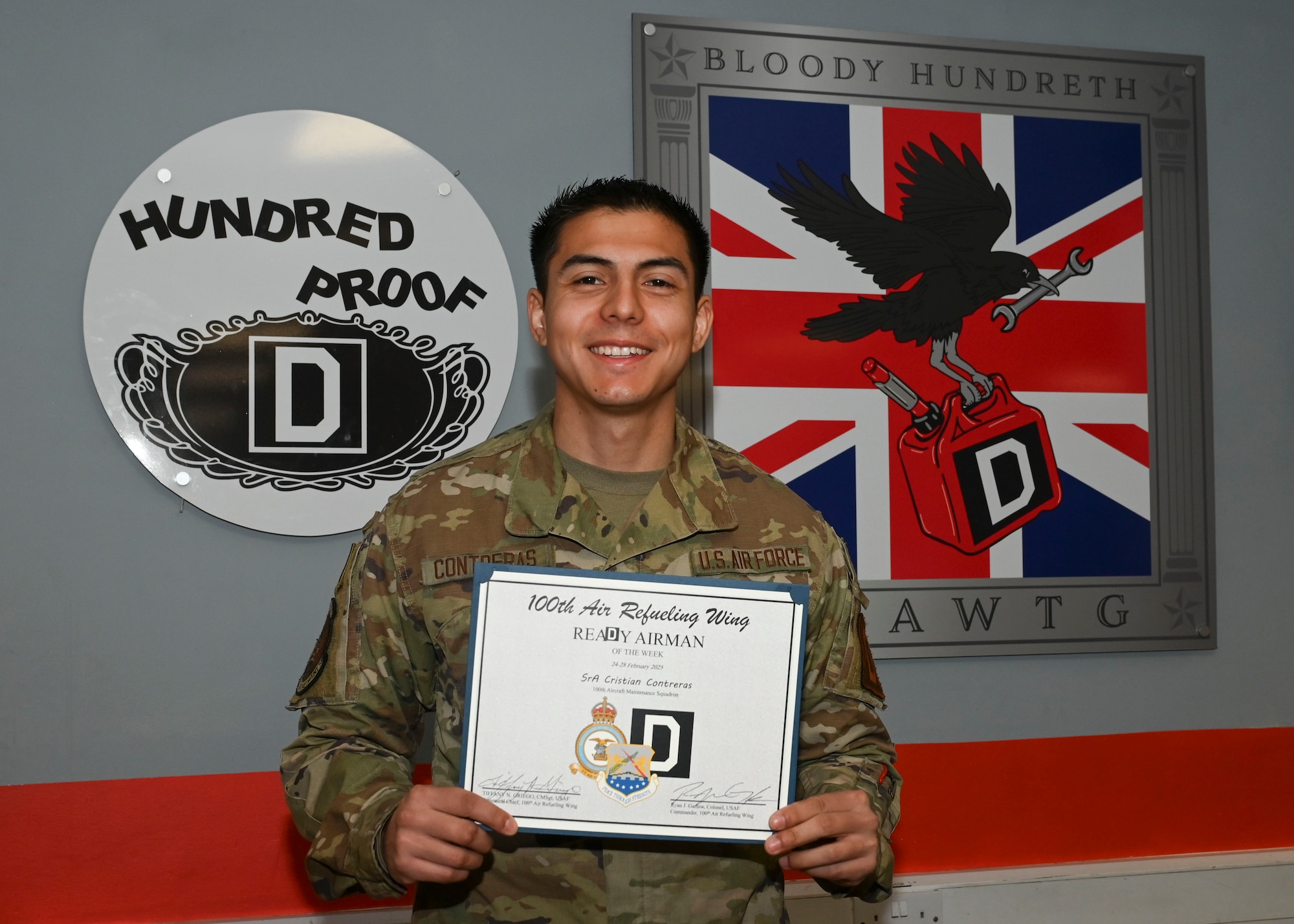Contreras led three Airmen through 40 aircraft inspections, completing 13 delayed discrepancies, and boosting the members' training by 20%.