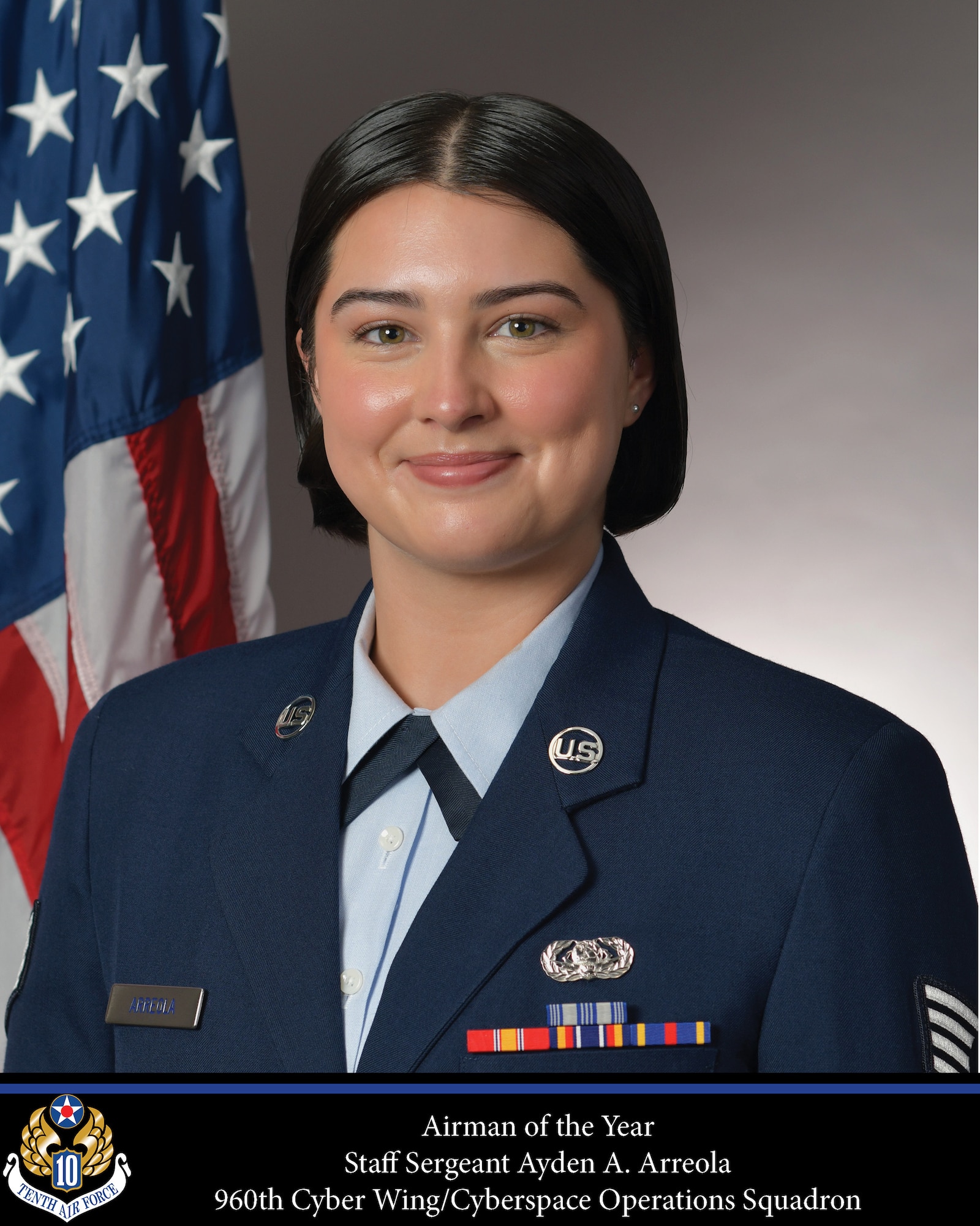 Airman of the Year: Staff Sgt. Ayden A. Arreola, 960th Cyberspace Wing