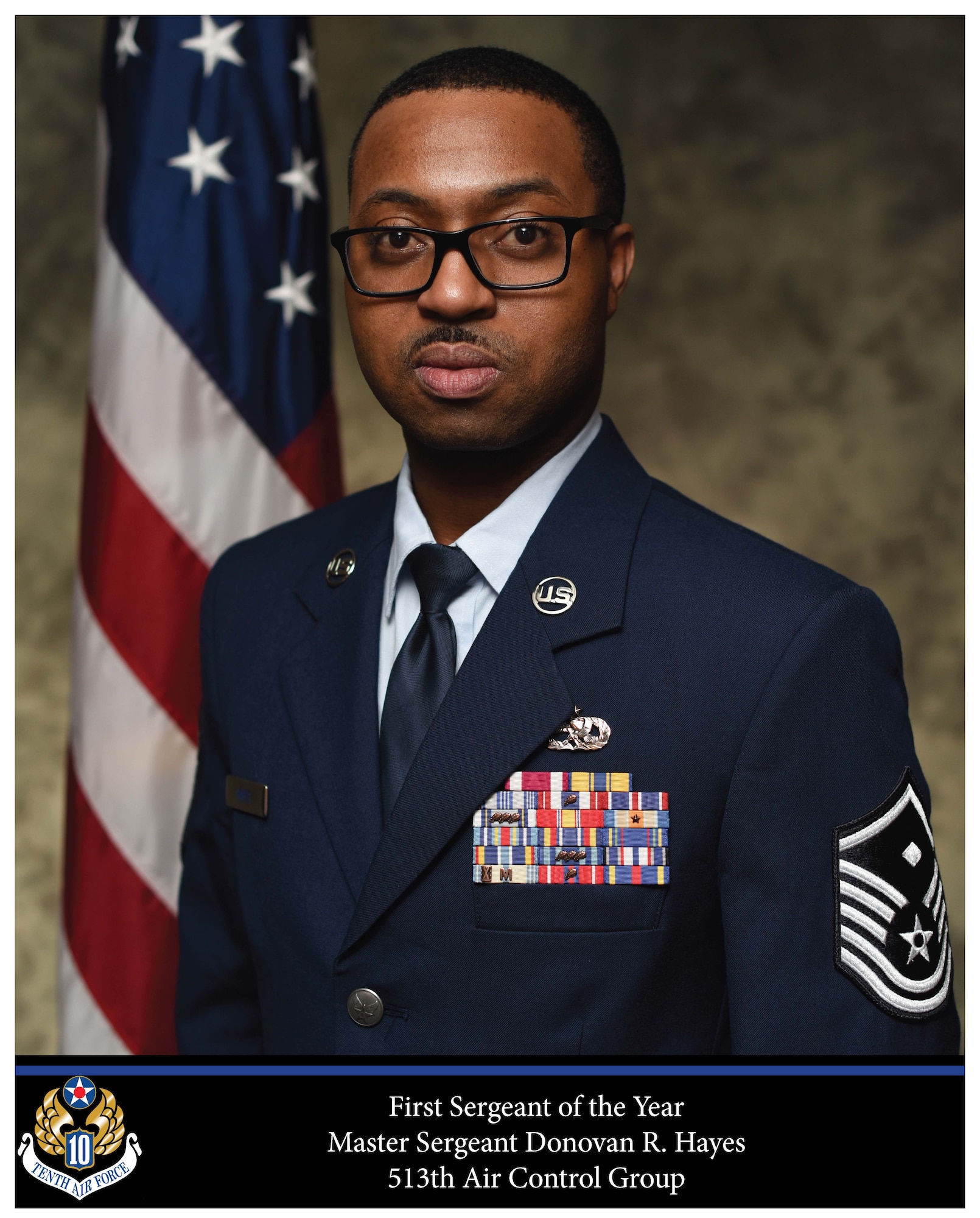 First Sergeant of the Year: Master Sgt. Donovan R. Hayes, 513th Air Control Group