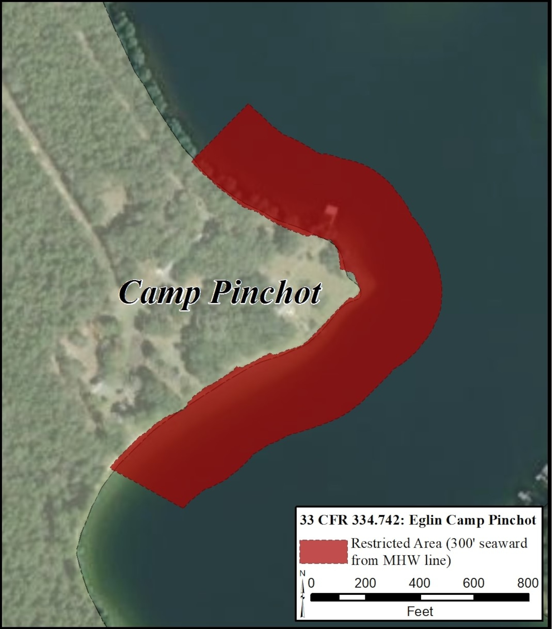 Eglin waterway restriction map