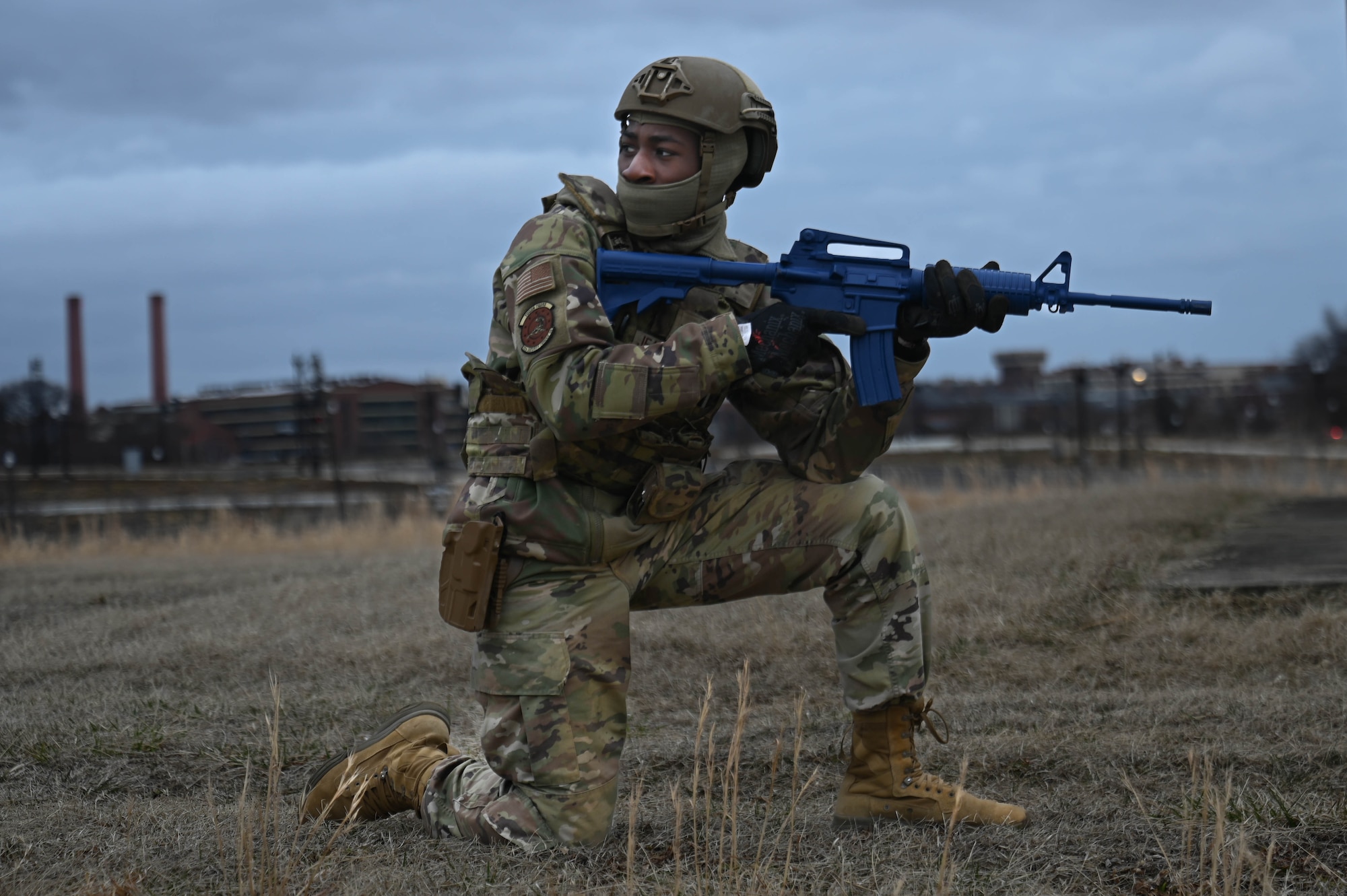 security forces airmen prepare for deployment