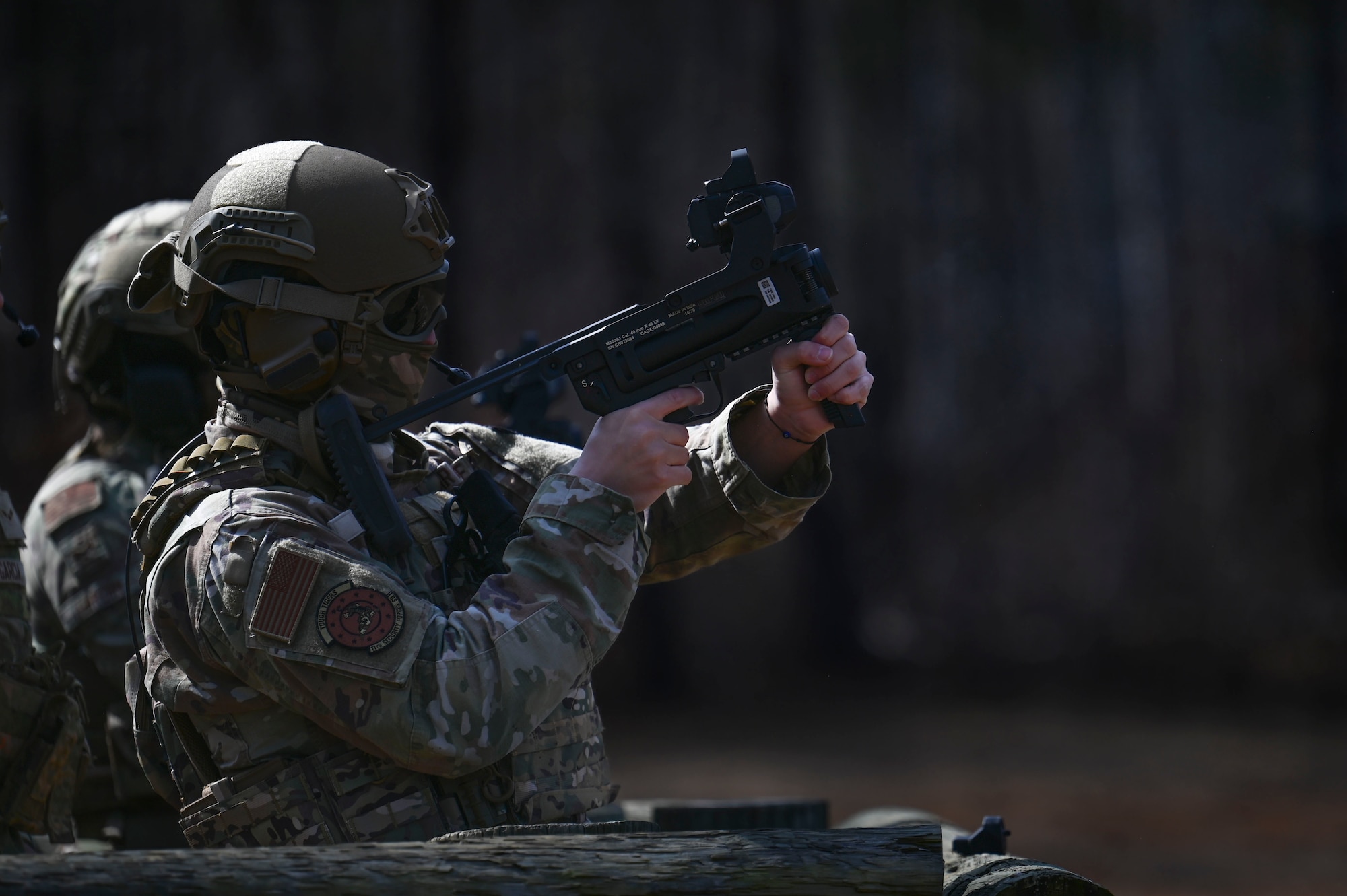 security forces airmen prepare for deployment