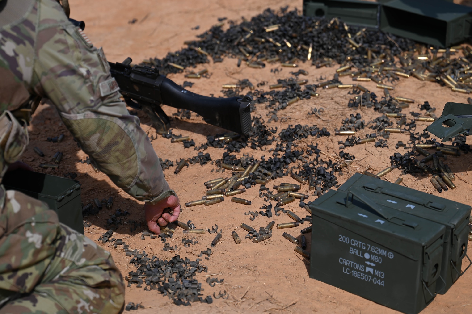 security forces airmen prepare for deployment