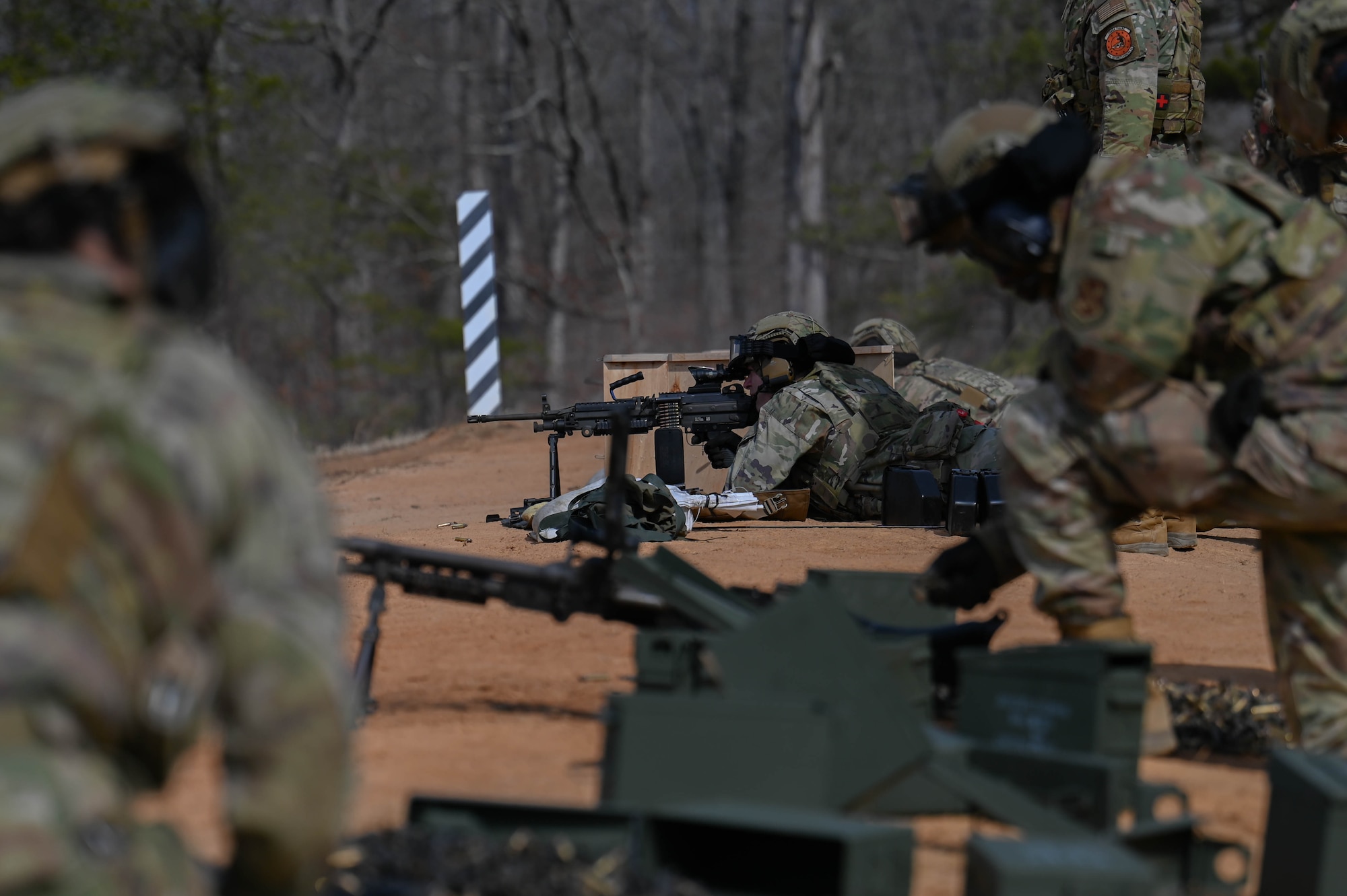 security forces airmen prepare for deployment