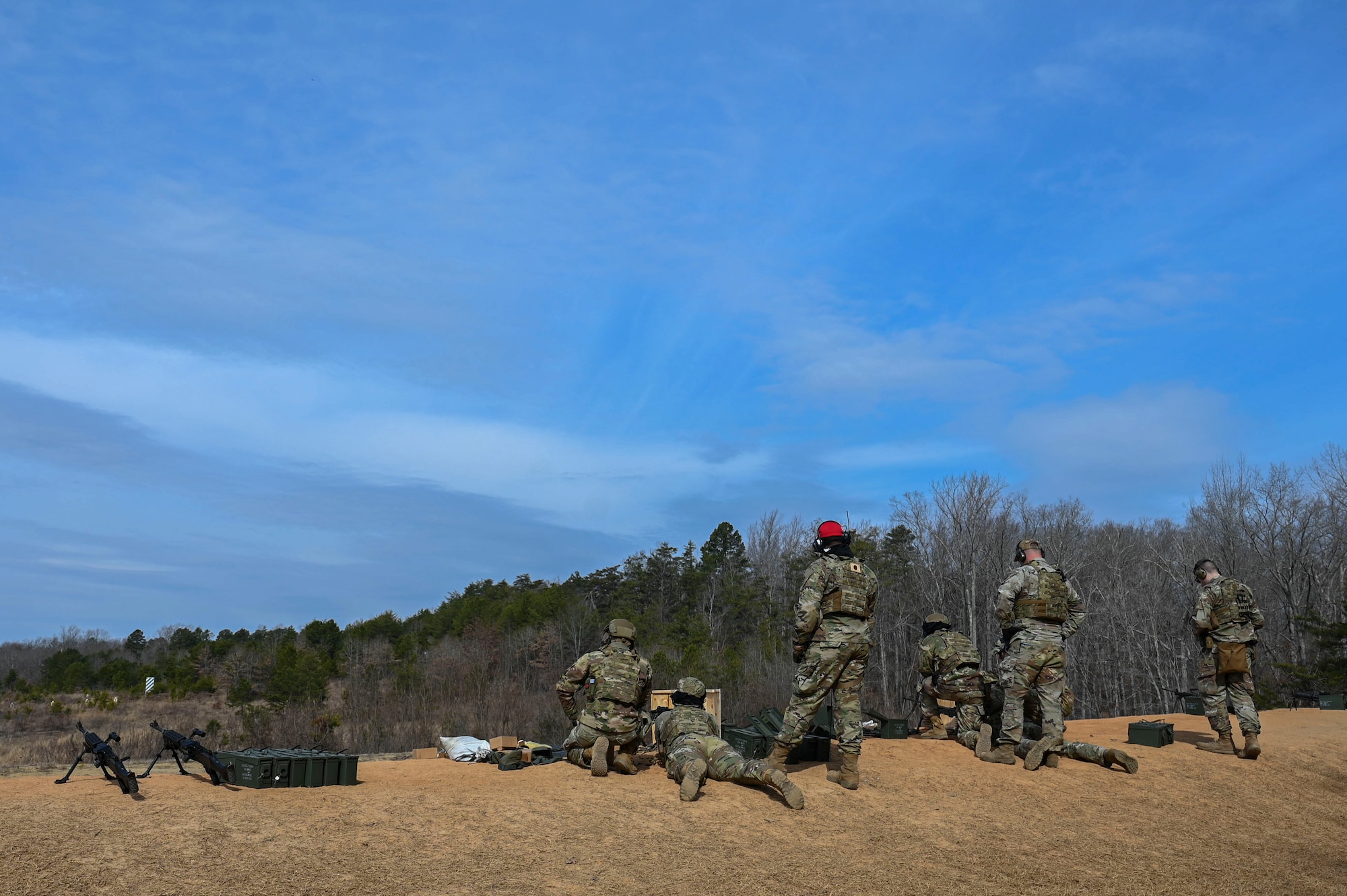 security forces airmen prepare for deployment