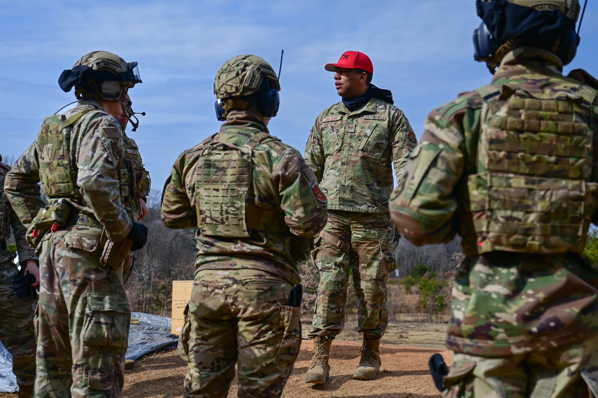 security forces airmen prepare for deployment