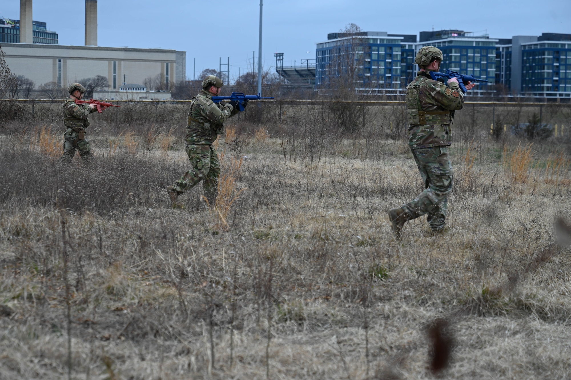 security forces airmen prepare for deployment