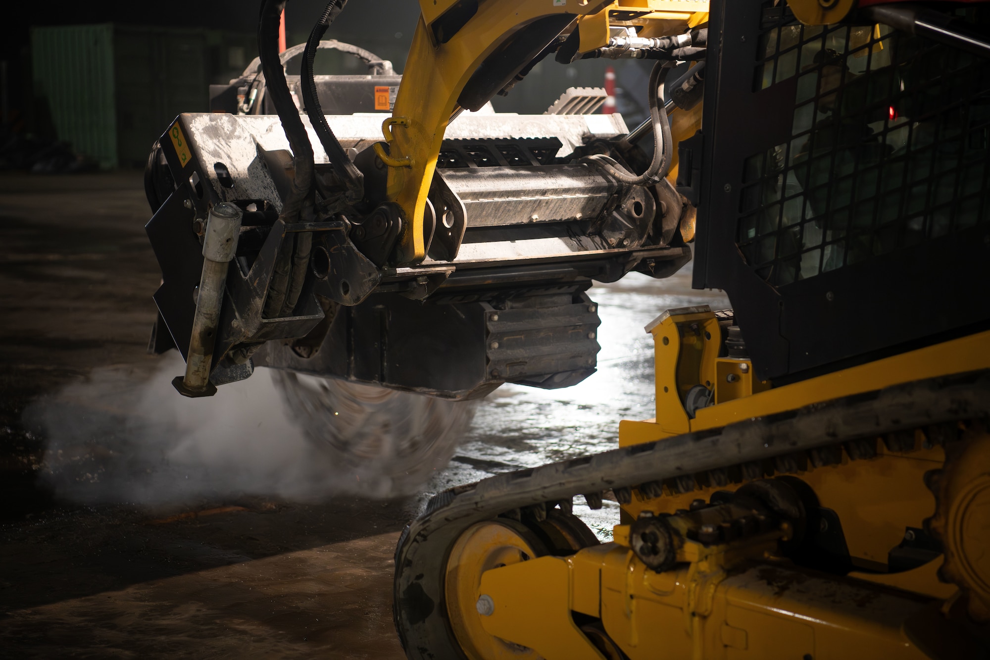 A skid steer loader