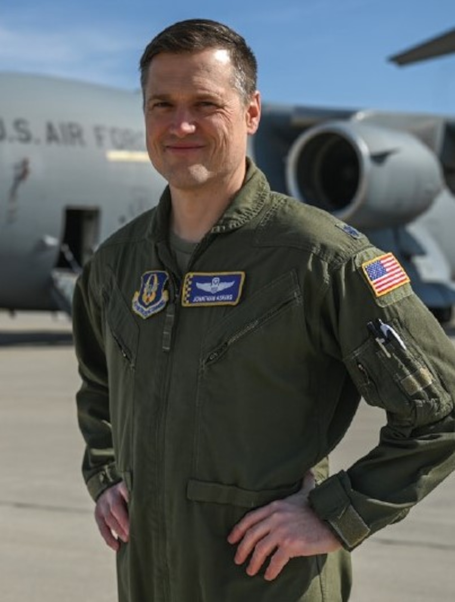 Lt. Col. Jonathan Askins, 445th Airlift Wing chief of safety.