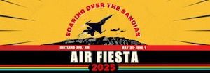 graphic advertisement for Kirtland Air Fiesta 2025