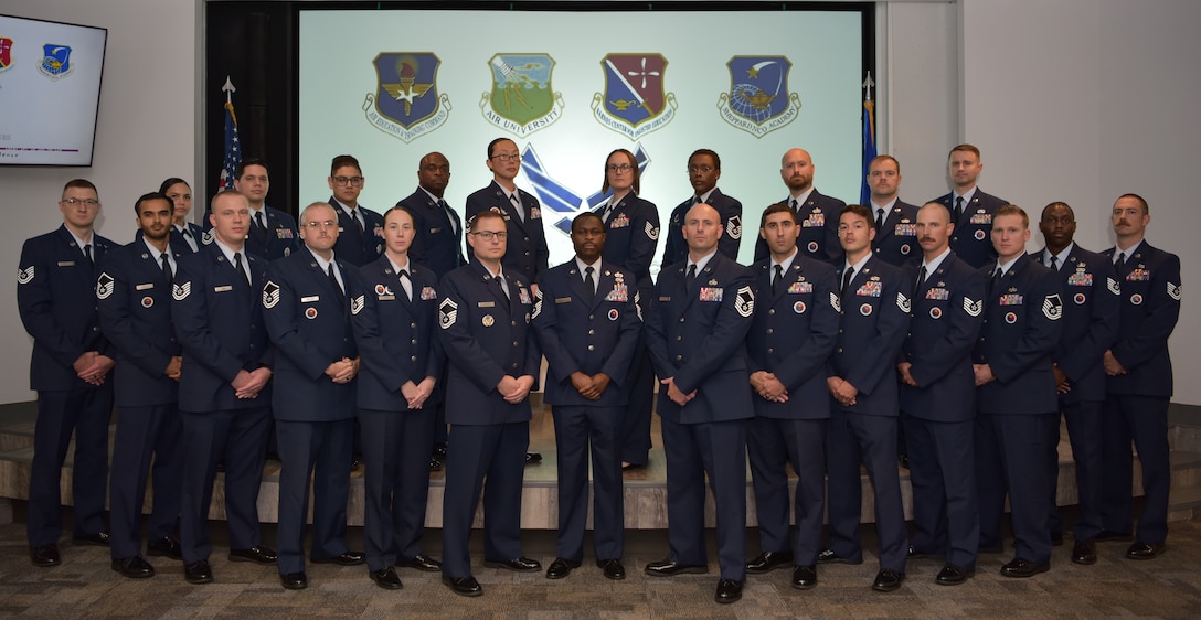 NCOA Cadres Pose for a photo