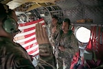 US Army South Soldiers make a soaring commitment by reenlisting over Guantanamo Bay