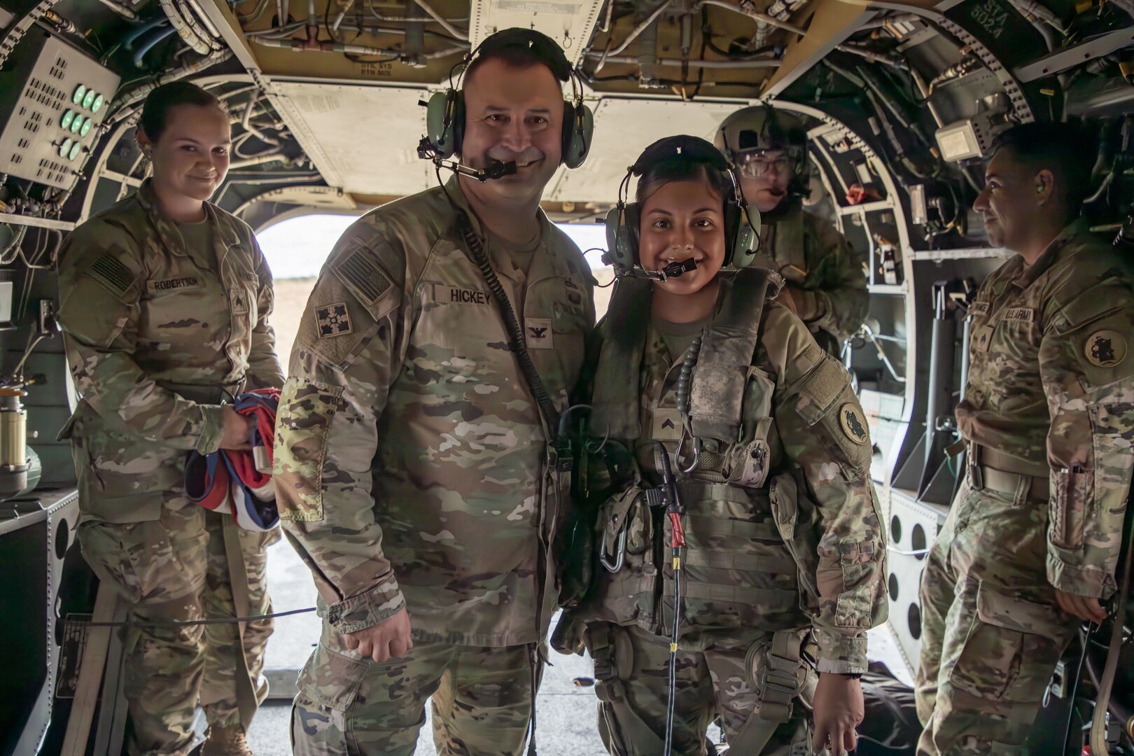 US Army South Soldiers make a soaring commitment by reenlisting over Guantanamo Bay