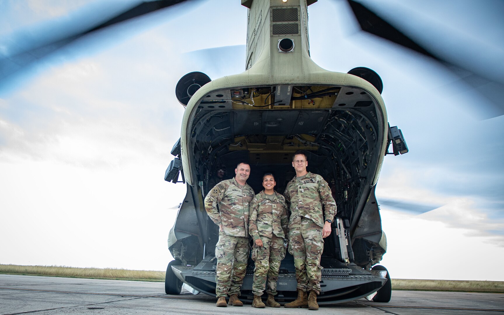 US Army South Soldiers make a soaring commitment by reenlisting over Guantanamo Bay