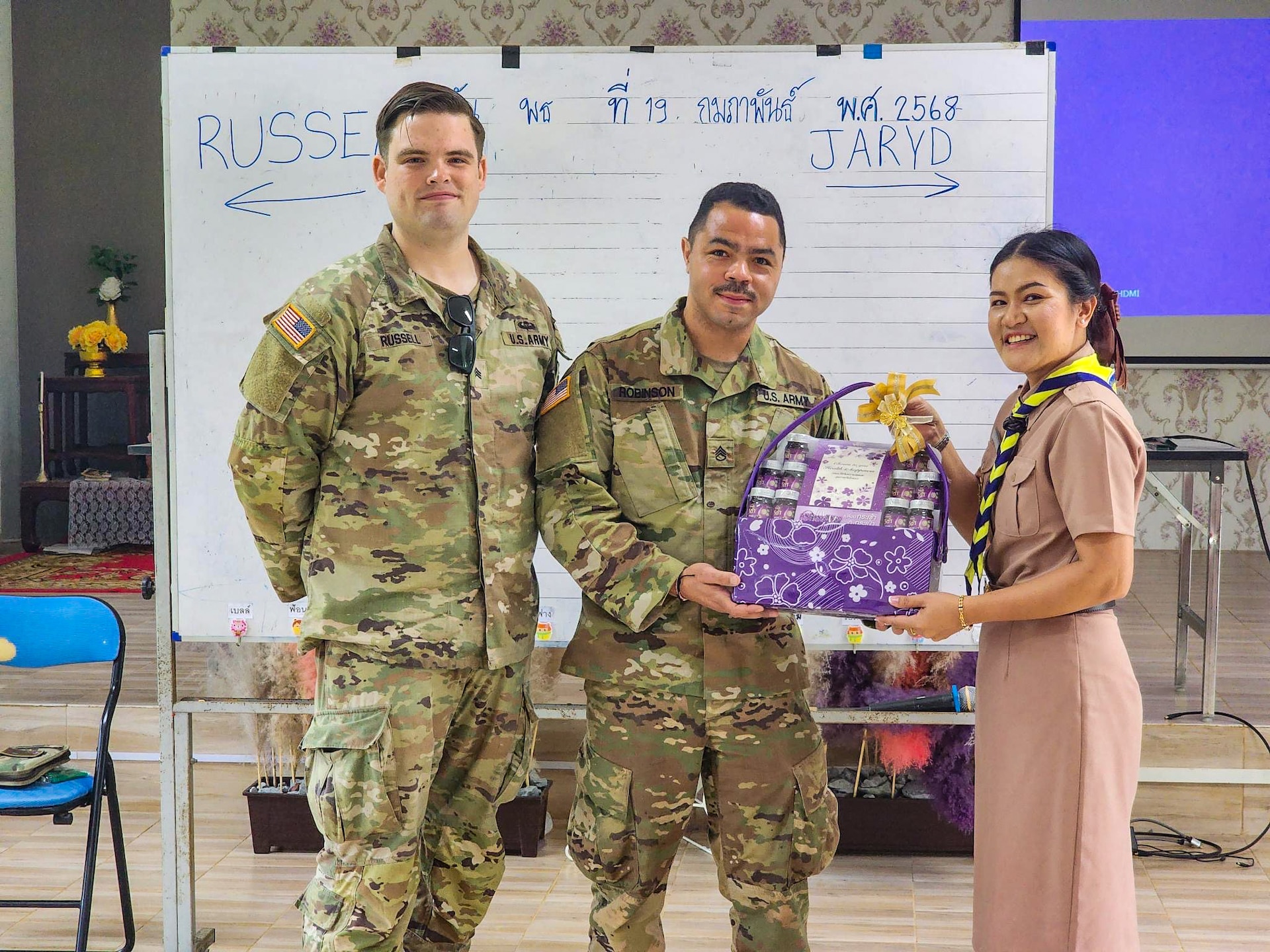 U.S. Army Reserve Soldiers engage in cultural exchange and education during Cobra Gold 25