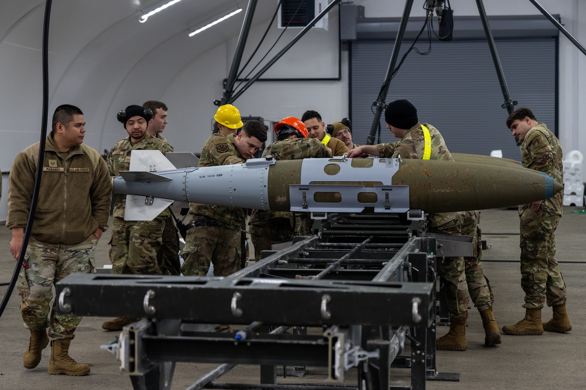 The 3rd MUNS assembles the missiles, bombs and ammunition to make JBER’s F-22 Raptors, and other aircraft that land here, the war-fighting machines they are.