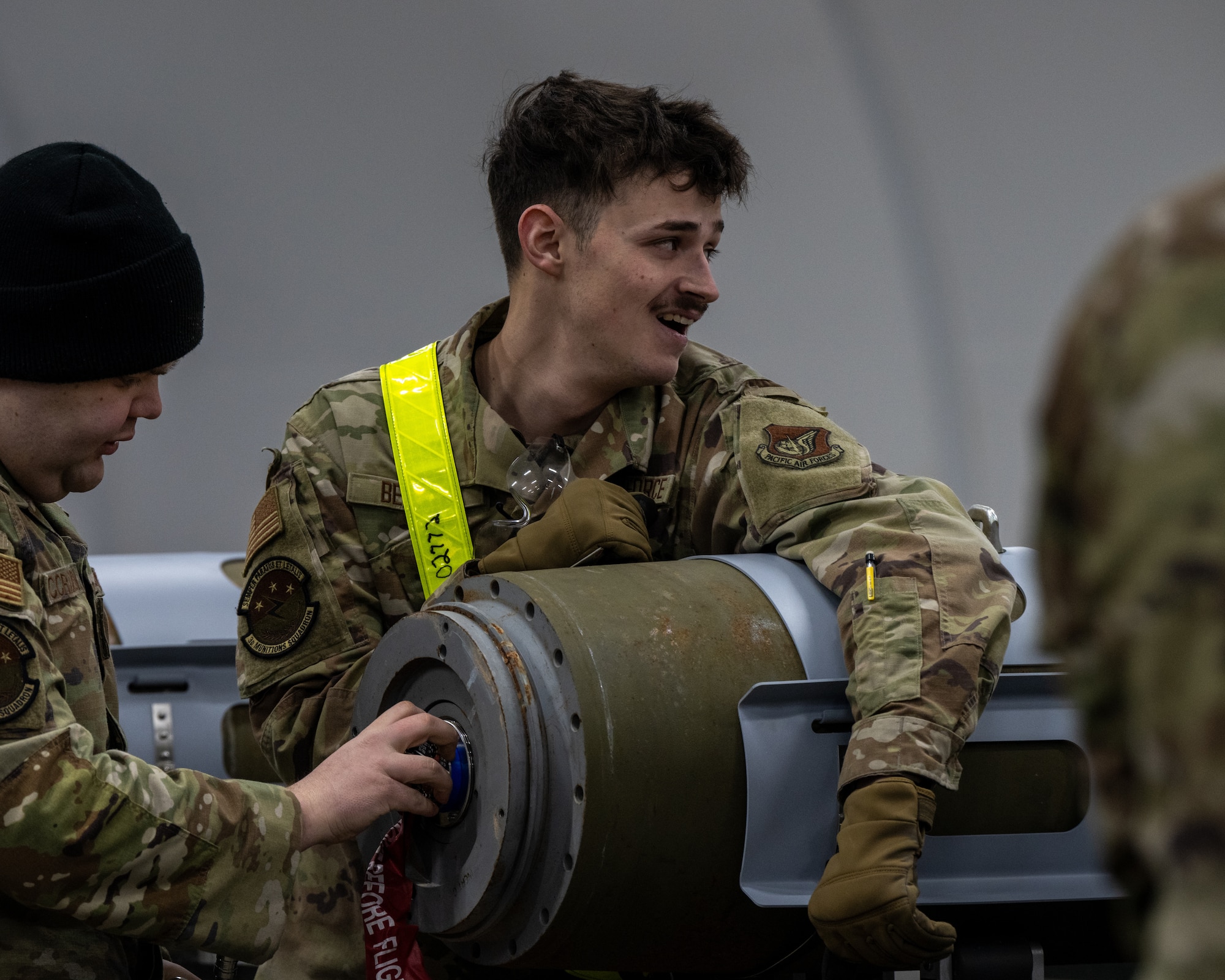 The 3rd MUNS assembles the missiles, bombs and ammunition to make JBER’s F-22 Raptors, and other aircraft that land here, the war-fighting machines they are.