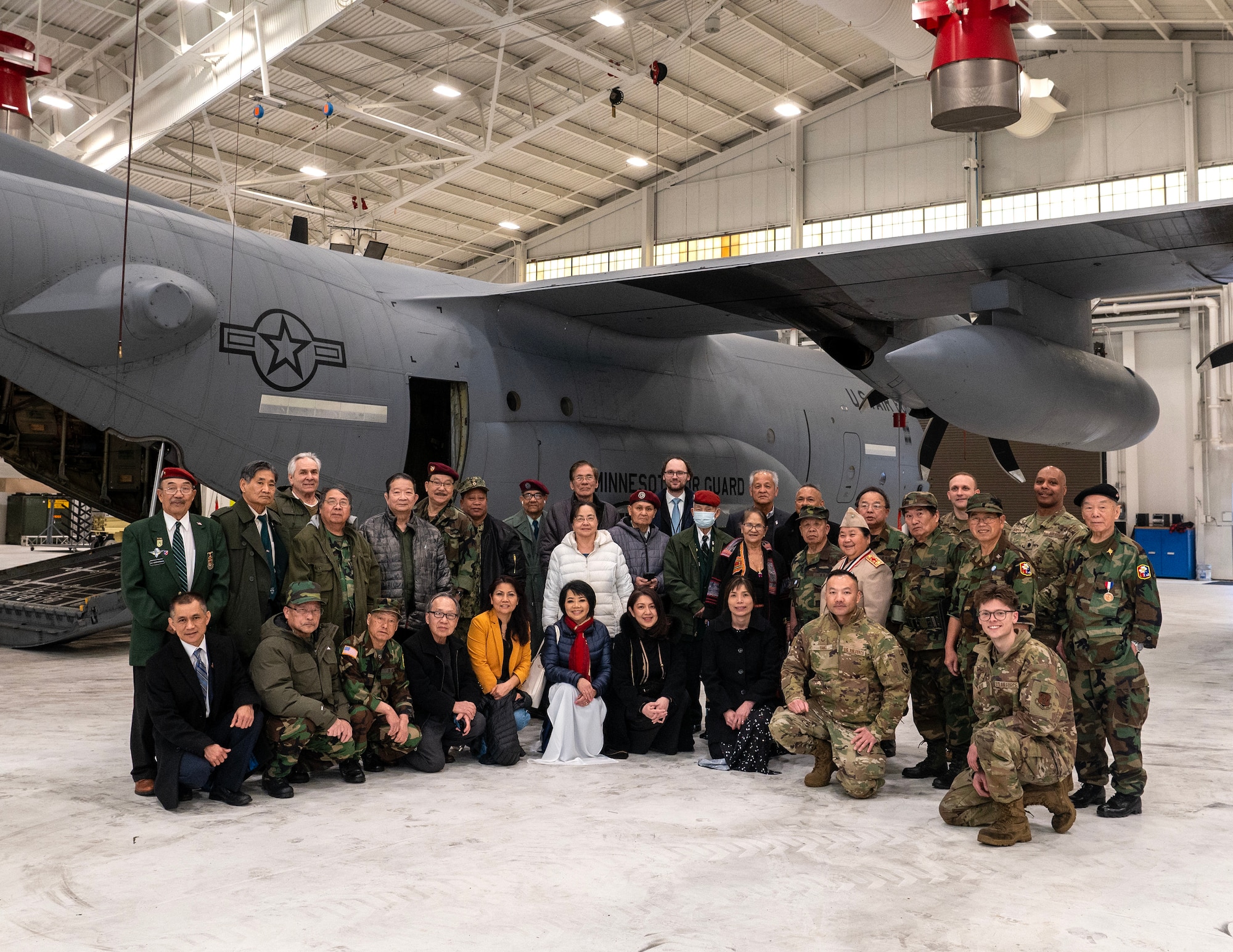 The 133rd Airlift Wing hosted the 50th-anniversary lunch for Vietnam veterans from the Southeast Asian Vietnam community in St. Paul, Minn., March 6, 2025.