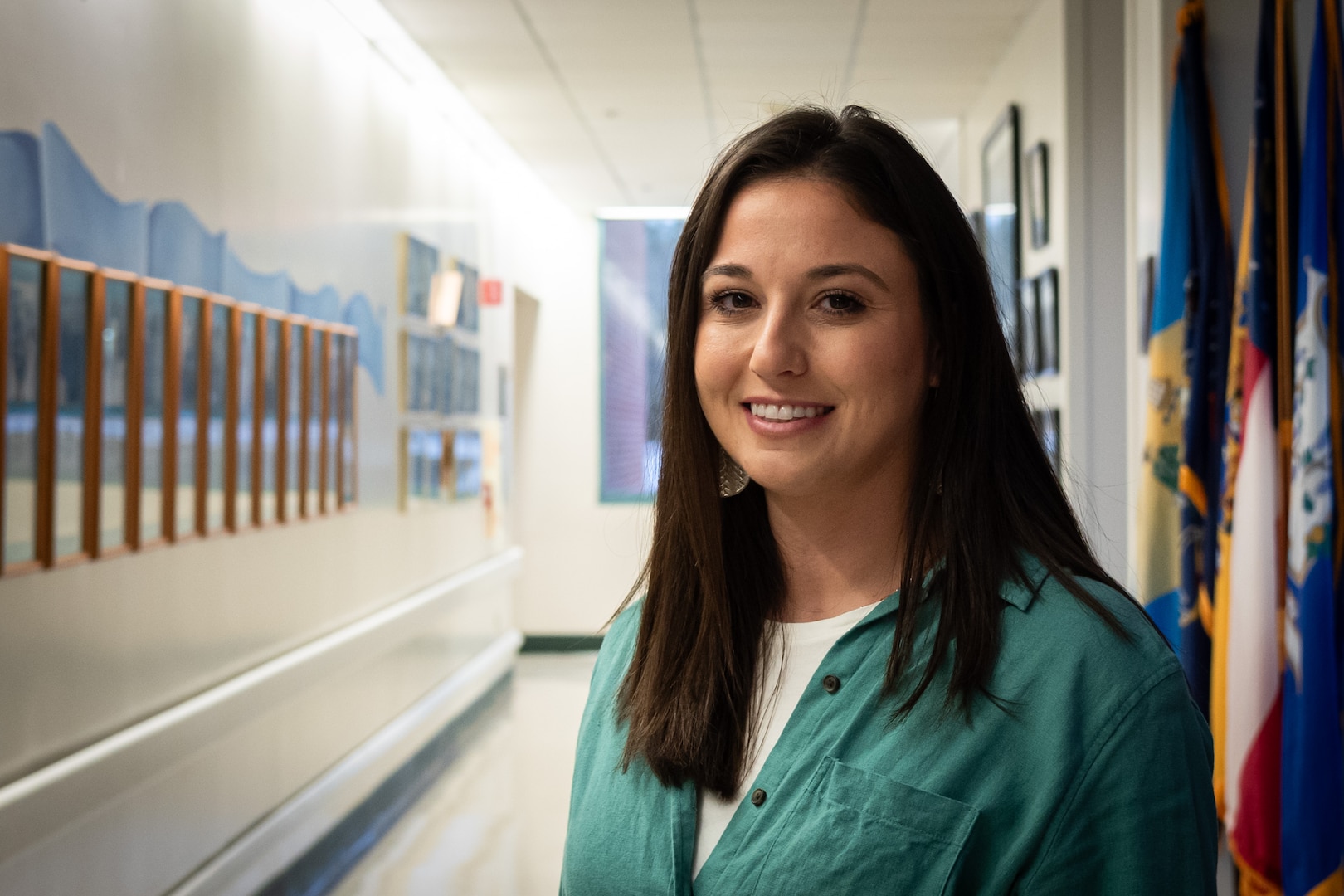 Ms. Chelsea Mull serves aboard Naval Health Clinic Cherry Point as an Infection Preventionist.  A registered nurse specializing in infection control, Mull leads fellow staff members in establishing a proactive, preventative culture of safety benefiting everyone in the facility.