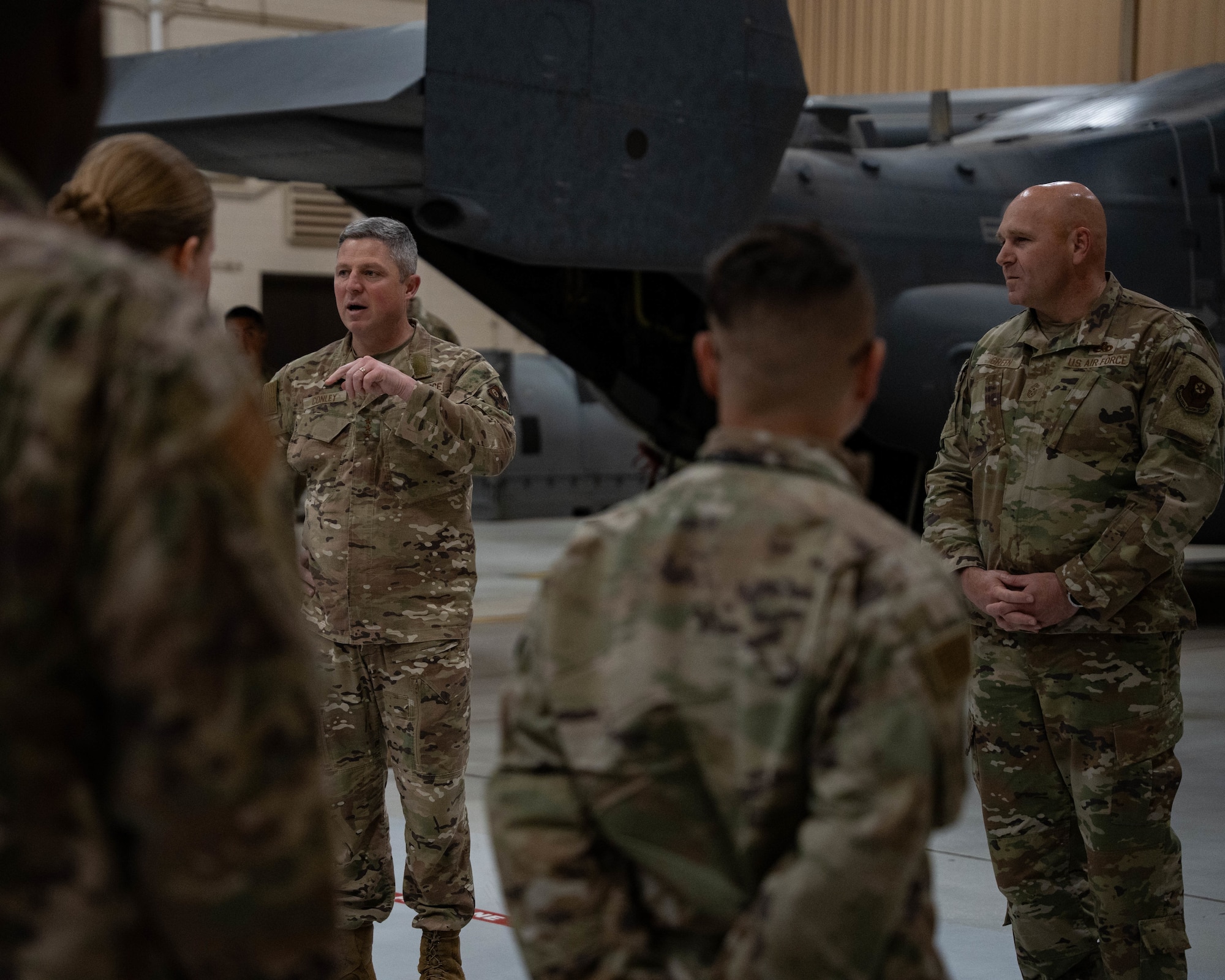 AFSOC command team visit Cannon AFB