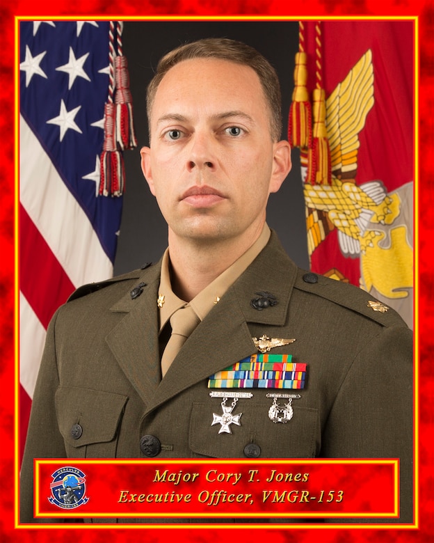 Major Cory T. Jones, Executive Officer, VMGR-153