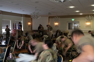 Pathfinders suit up in Mission-Oriented Protective Posture