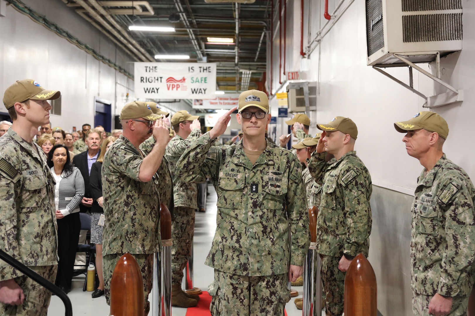 Rear Adm. Dan Lannamann relieved Rear Adm. William Greene as Commander, Navy Regional Maintenance Center (CNRMC) at Naval Station Norfolk, Virginia, during a ceremony presided over by Vice Adm. James P. Downey, commander, Naval Sea Systems Command (NAVSEA), March 12.