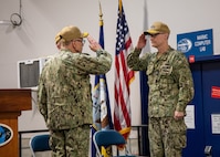 Rear Adm. Dan Lannamann relieved Rear Adm. William Greene as Commander, Navy Regional Maintenance Center (CNRMC) at Naval Station Norfolk, Virginia
