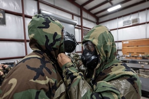Citizen Airmen of the 624th Regional Support Group participated in a chemical, biological, radiological and nuclear training event at Joint Base Pearl Harbor-Hickam, Hawaii, on March 8, 2025.