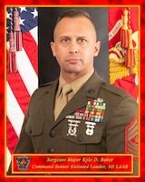 Sgt Maj Kyle Baker command board photo