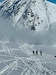 A 210th Rescue Squadron HH-60G Pave Hawk with 212th Rescue Squadron pararescuemen onboard searches for an injured paraglider March 8, 2025, at Hatcher Pass. The rescuers found, treated and transported the patient to Providence Alaska Medical Center in Anchorage. (Photo courtesy of Edward Soto)