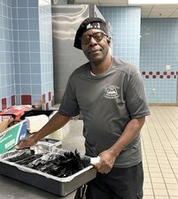 Michael Jennings, more commonly known as Mr. J, the most senior and final remaining civilian galley employee at Naval Hospital Jacksonville has dedicated more than 35 years of support to our warfighters, veterans, and their families on the homefront.