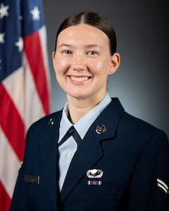Airman 1st Class Annaliese Billings, a journeyman public affairs specialist for the 123rd Airlift Wing, is the Kentucky Air National Guard’s Airman of the Year for 2024. Over the past year, Billings wrote multiple articles that received national distribution, earning by-name recognition from the Defense POW/MIA Accounting Agency and keeping the wing at the forefront of the public conscience. (U.S. Air National Guard photo by Phil Speck)