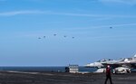 The Carl Vinson Carrier Strike Group, U.S. Air Force, and the Republic of Korea Air Force train during  Exercise Freedom Shield 25, a defense-oriented, annual exercise featuring live, virtual and field-based training that engages alliance forces and governmental agencies.