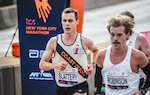 LTJG Tom Slattery ran the NYC Marathon for the Coast Guard on Nov. 5, 2023, placing 20th. Slattery, a premiere long-distance runner and two-time U.S. Olympic Trials qualifier, was recently named the 2024 Coast Guard Elite Male Athlete of the Year.
