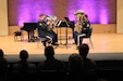 Soldiers of the 202nd Army Band's Tuba-Euphonium Quartet perform at the 2025 Tuba-Euphonium Workshop, hosted by The U.S. Army Band 